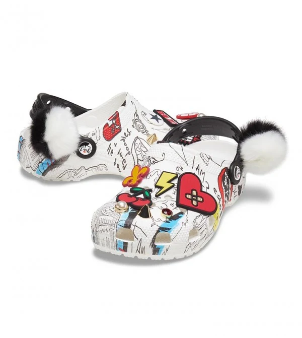 Crocs Damen Cruella II Jibbitz Clog – Weiß