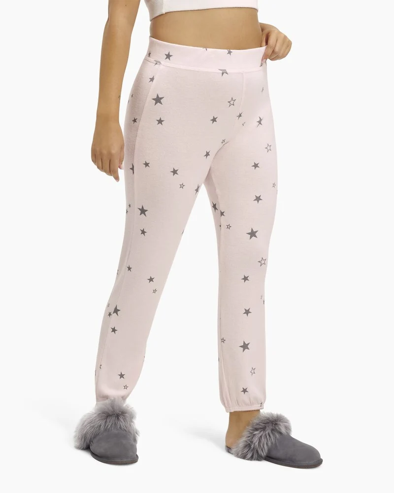 UGG Gable-Pyjama-Set für Damen – Ice Pink Heather Stars