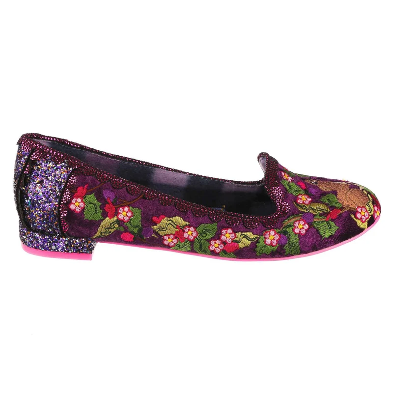 Irregular Choice Damen Have a Mice Day Flat – Lila