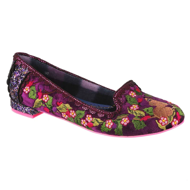 Irregular Choice Damen Have a Mice Day Flat – Lila
