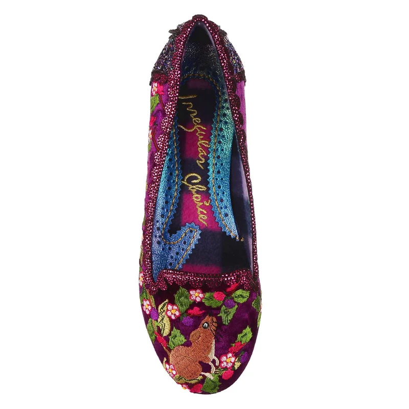 Irregular Choice Damen Have a Mice Day Flat – Lila