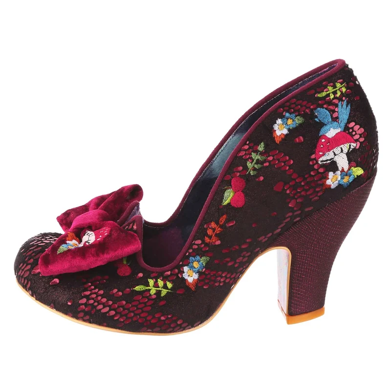Irregular Choice Damen Alle Friends Together High Heel – Rot