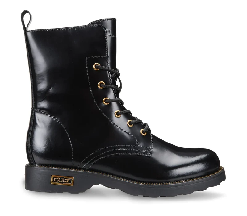 Cult Damen Zeppelin 472 Lederstiefel - Schwarz