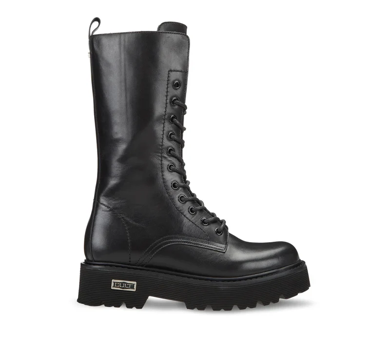 Cult Damen Slash 3324 Lederstiefel - Schwarz