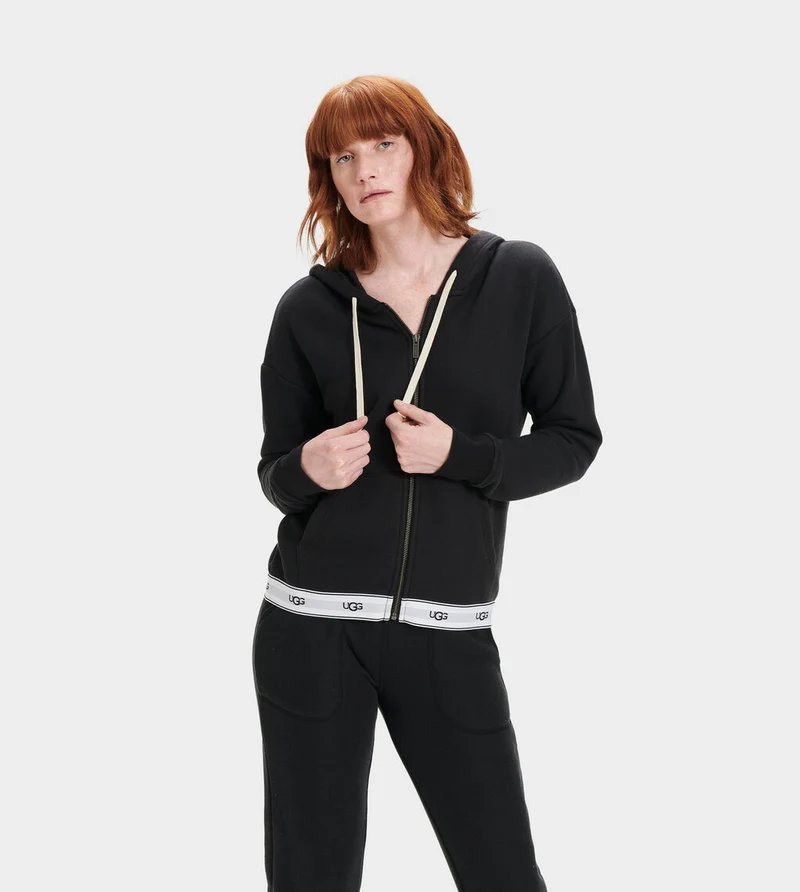 UGG Damen Sena Kapuzenpullover – Schwarz