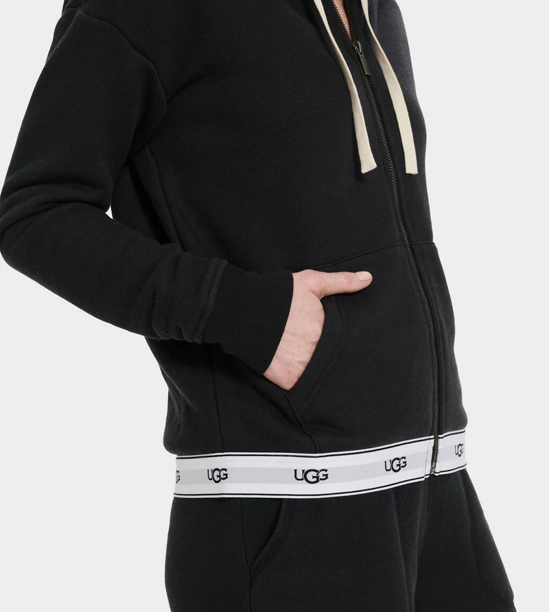 UGG Damen Sena Kapuzenpullover – Schwarz