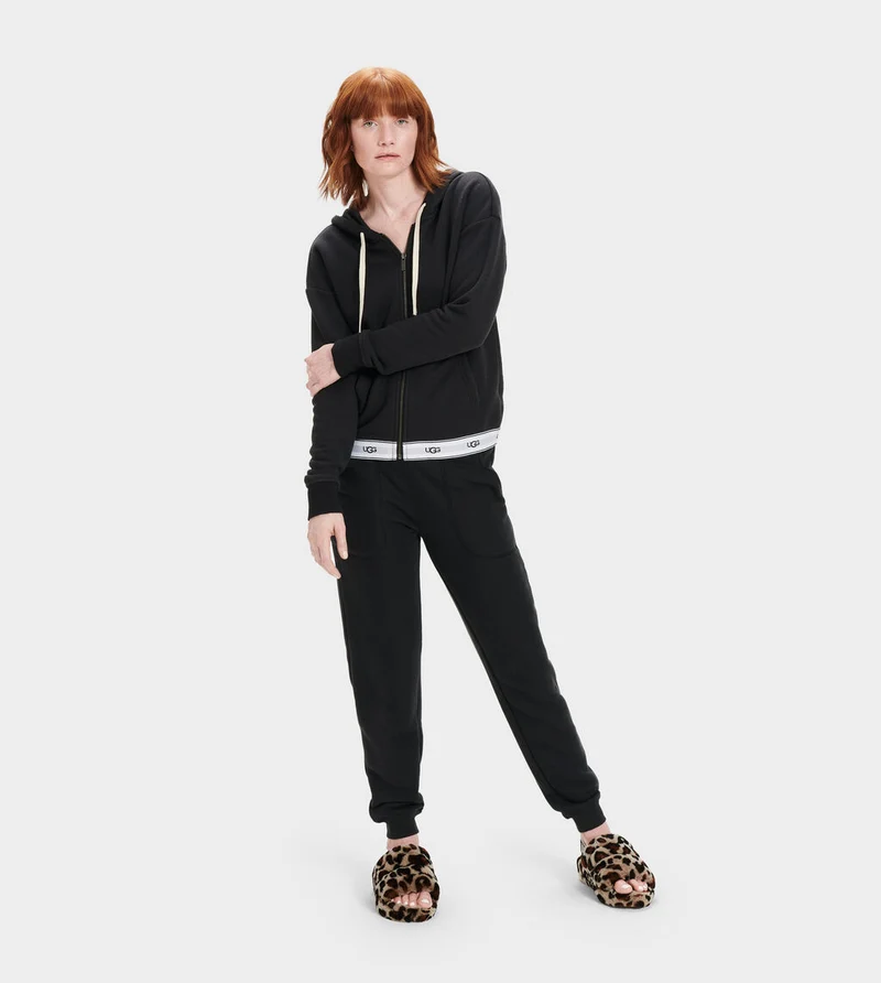 UGG Damen Sena Kapuzenpullover – Schwarz