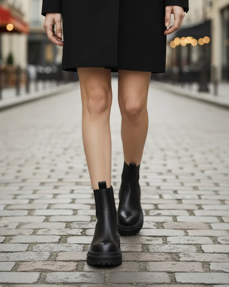 Nelly | Goldbraun Stiefelette