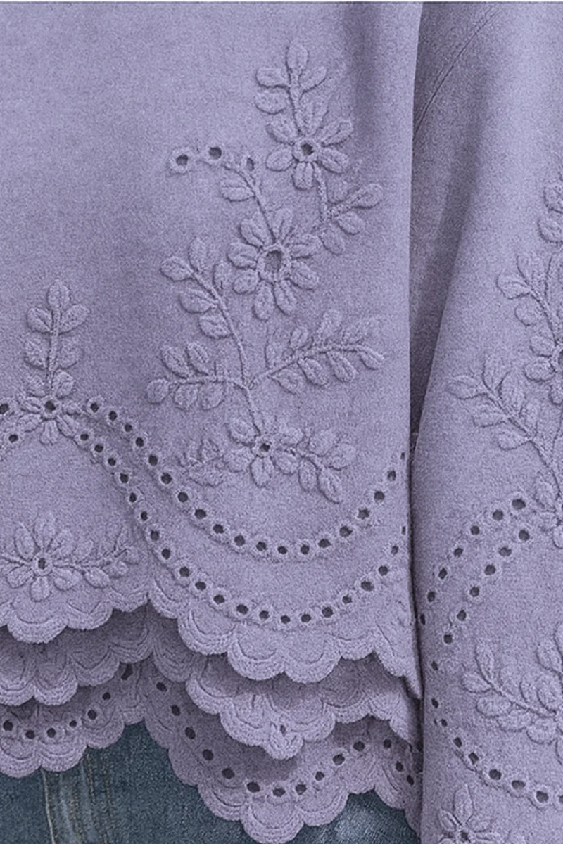 Lucia | Jumper mit Spitzen-Details