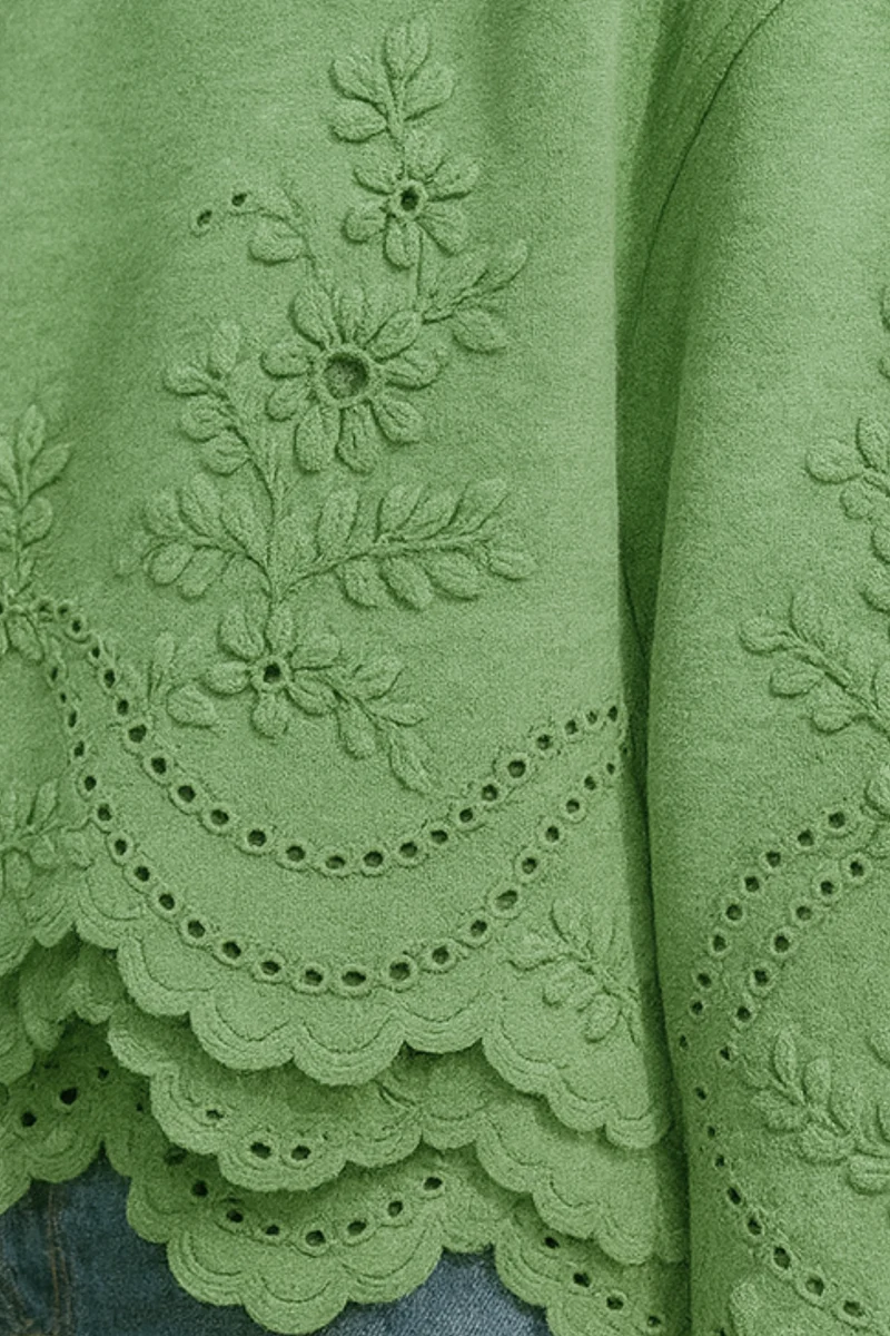 Lucia | Jumper mit Spitzen-Details