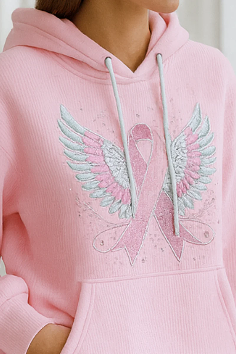 Briana | Sweater mit Brustkrebs-Schleife