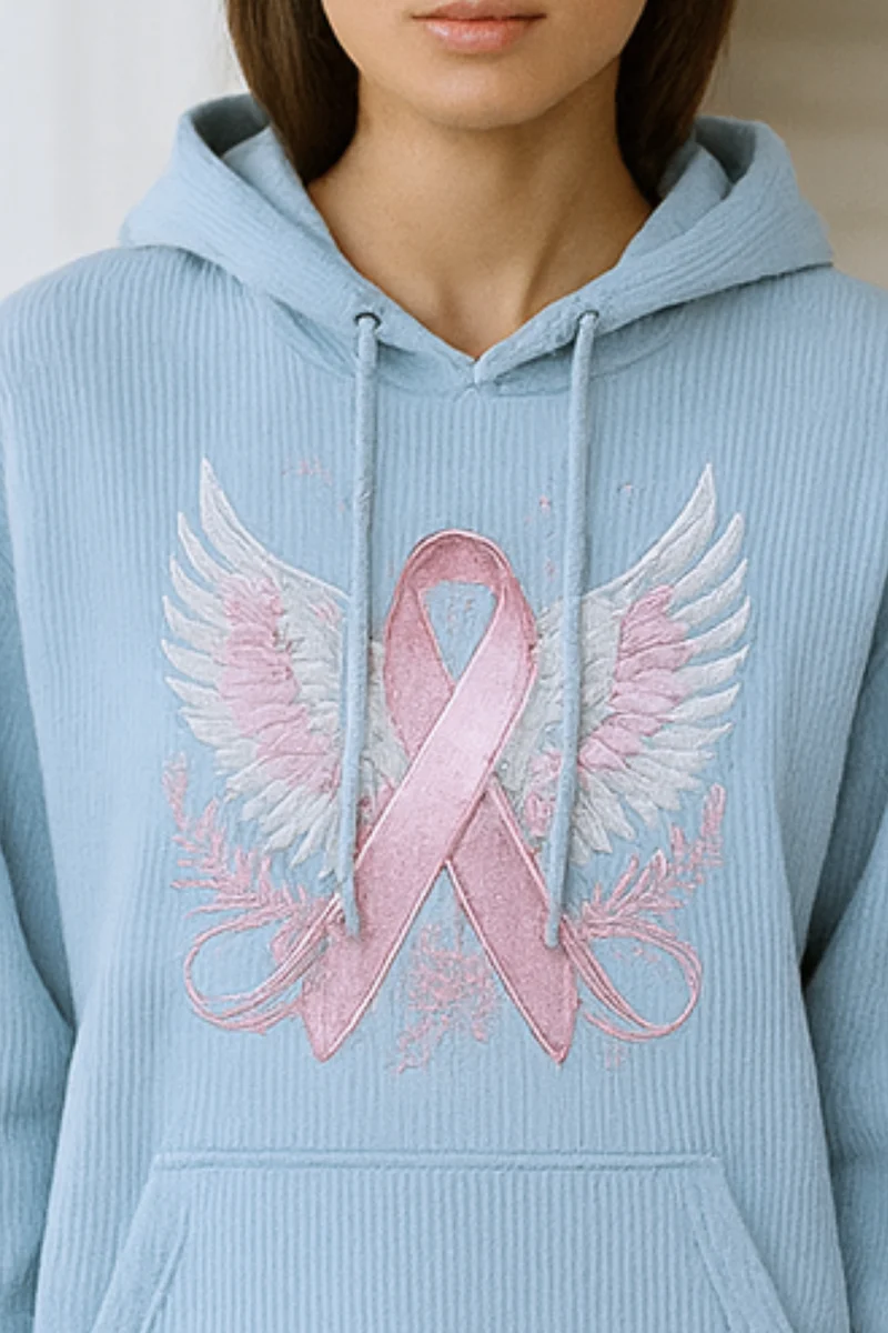 Briana | Sweater mit Brustkrebs-Schleife