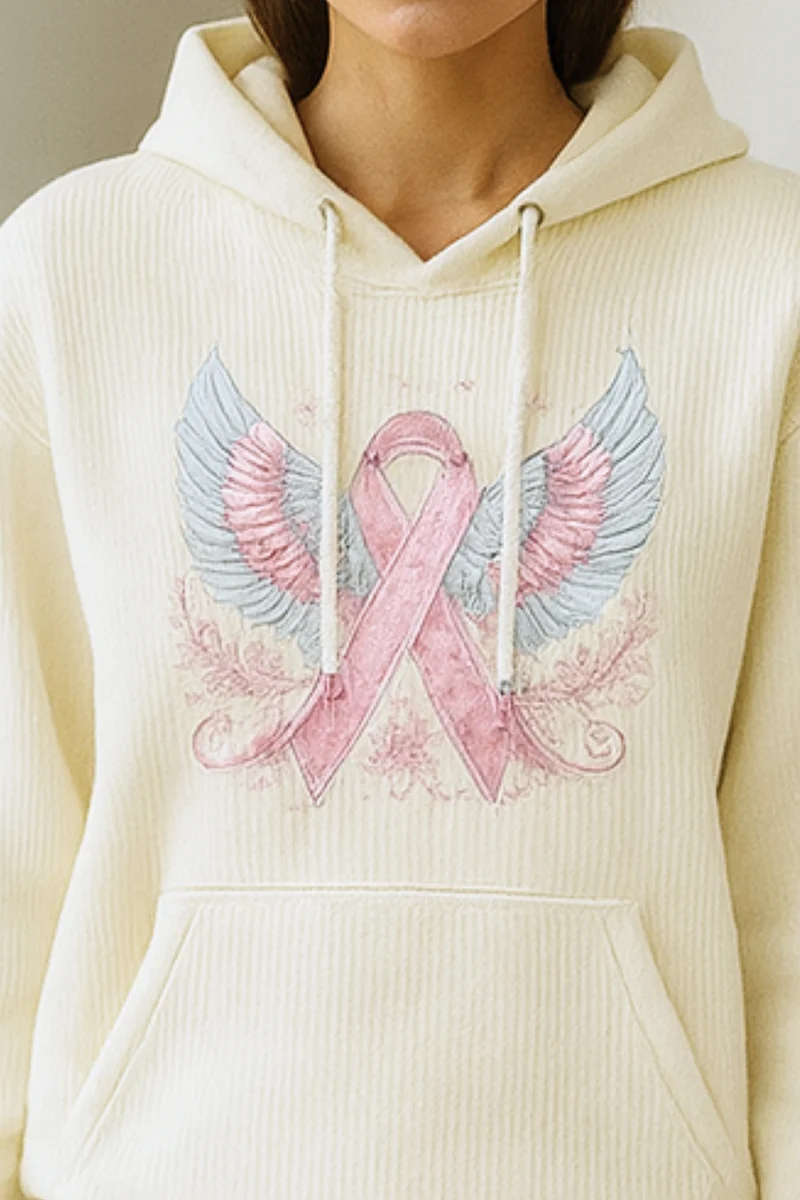 Briana | Sweater mit Brustkrebs-Schleife