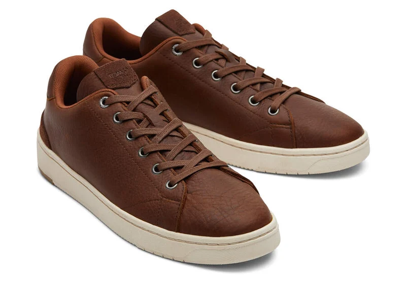 TOMS Herren-Trainer TRVL Lite 2.0 aus Leder – Chicory Brown