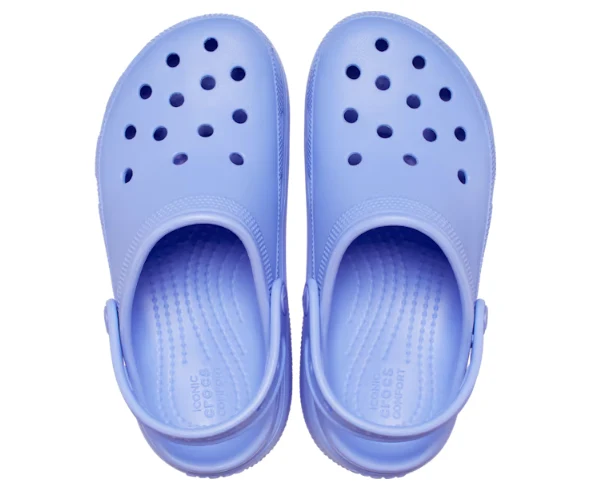 Crocs Klassischer Cutie-Plateau-Clog für Kinder – Digital Violet