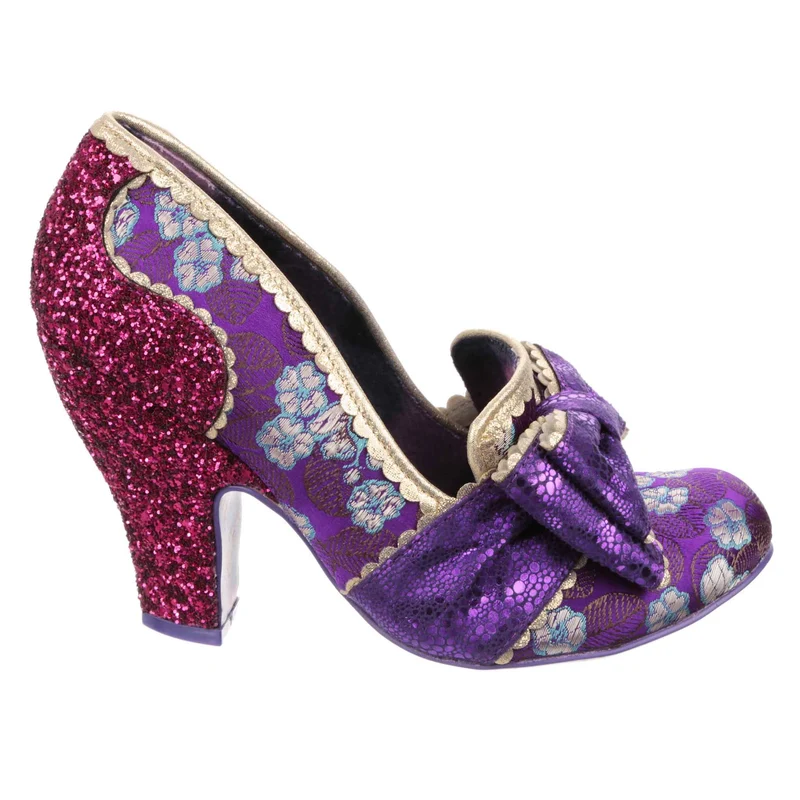 Irregular Choice Damen All The Time High Heel - Lila / Rosa
