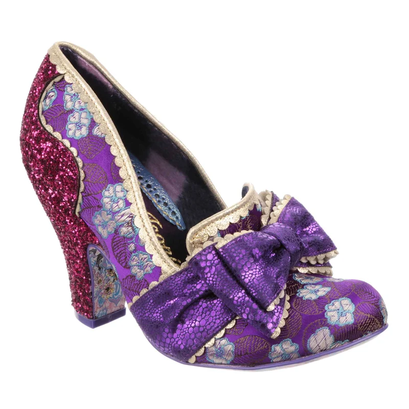Irregular Choice Damen All The Time High Heel - Lila / Rosa