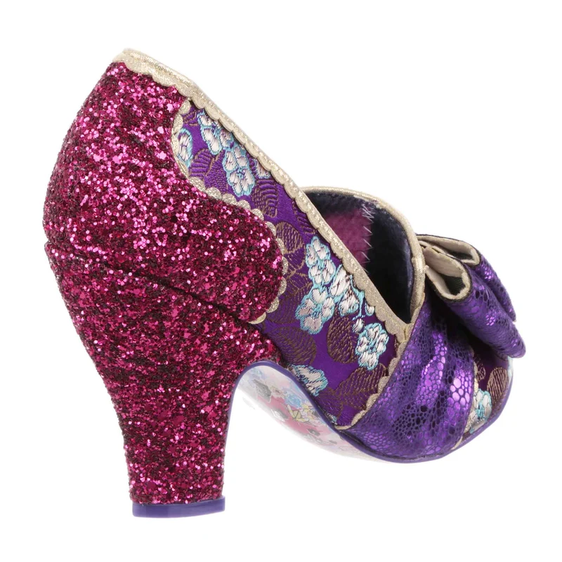 Irregular Choice Damen All The Time High Heel - Lila / Rosa