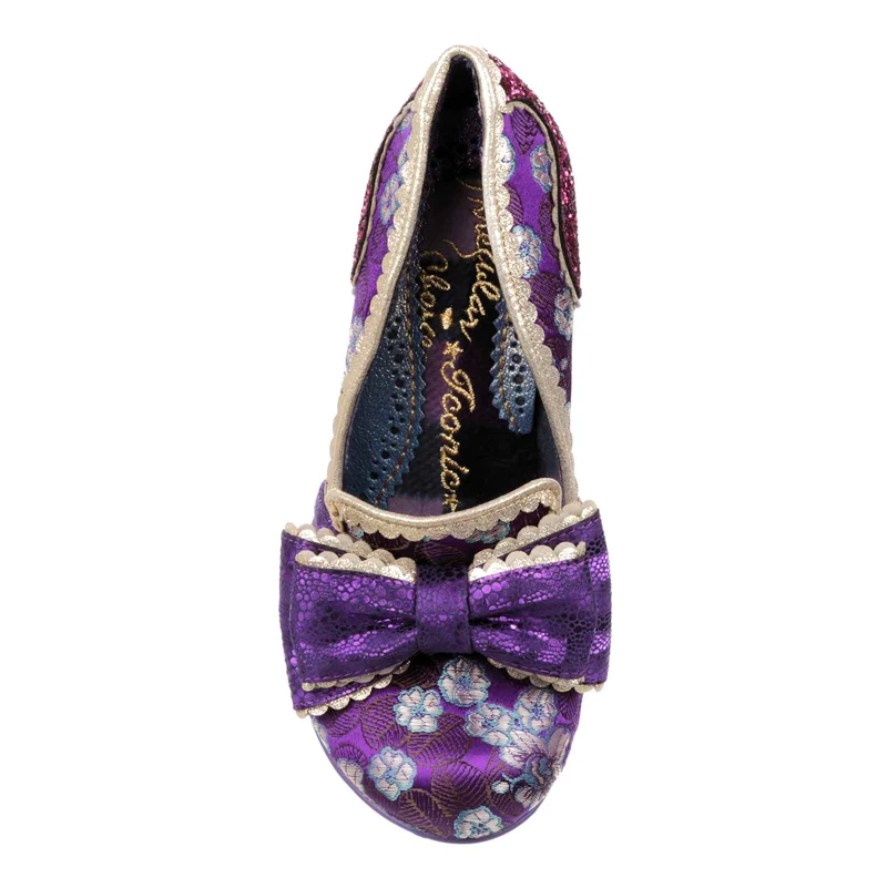 Irregular Choice Damen All The Time High Heel - Lila / Rosa