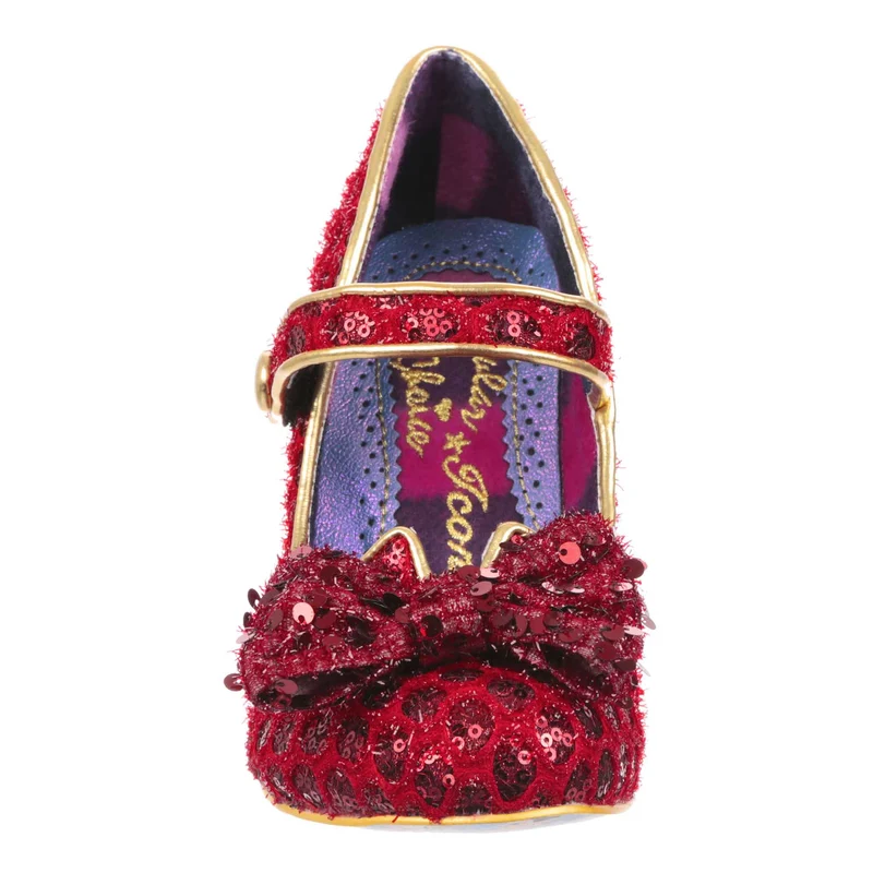 Irregular Choice Damen Fancy That High Heel – Roter Glitzer