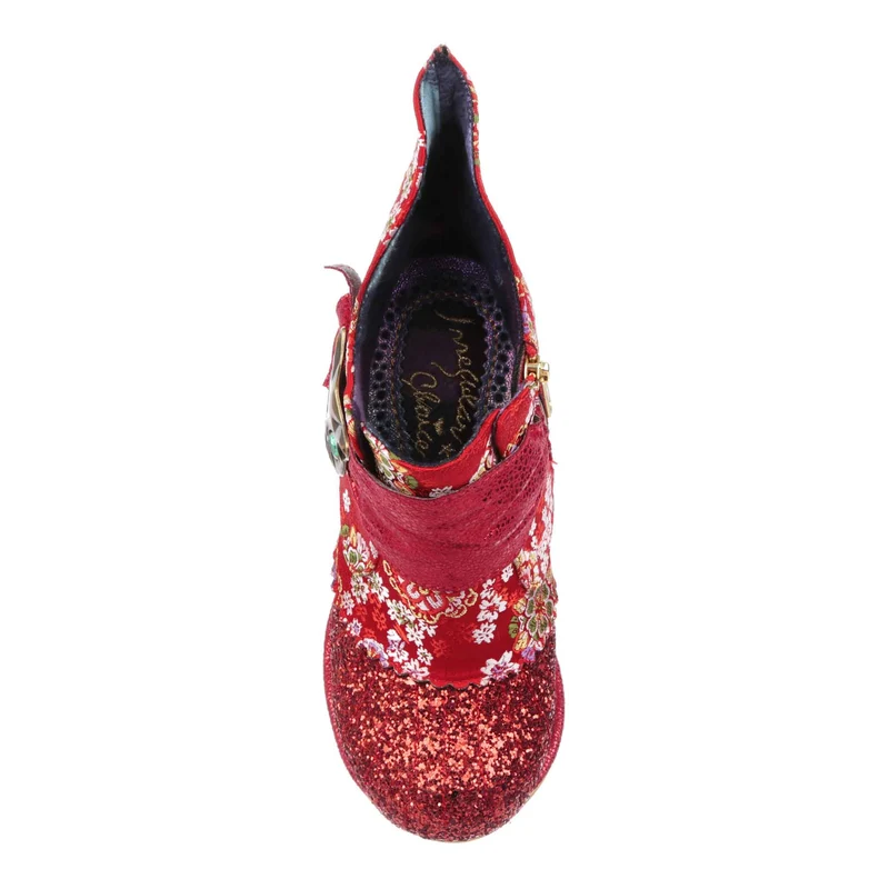 Irregular Choice Damen Miaow High Heel - Roter Glitzer