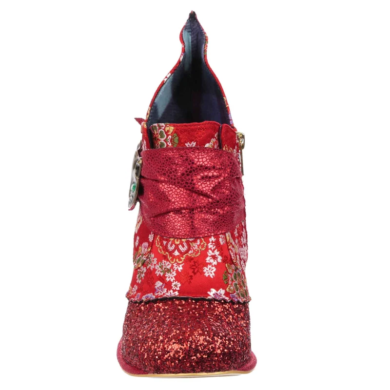 Irregular Choice Damen Miaow High Heel - Roter Glitzer