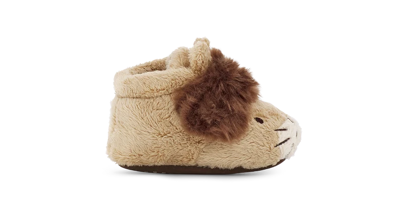 UGG Bixbee Lion Stuffie Hausschuhe für Kleinkinder – Sandschokolade