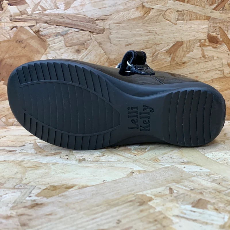 Lelli Kelly Brite Lackschuh für Kinder – Schwarz