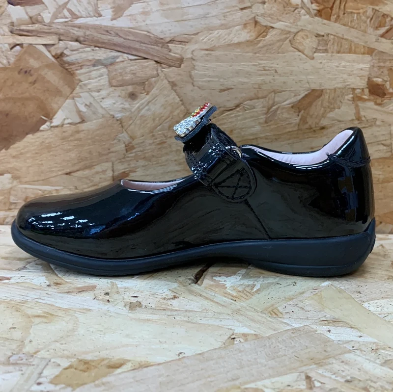 Lelli Kelly Brite Lackschuh für Kinder – Schwarz