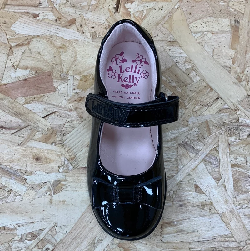 Lelli Kelly Perrie Lackschuh für Kinder – Schwarz
