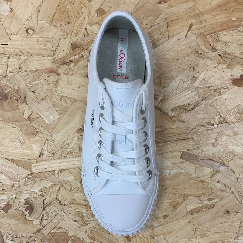 S. Oliver Damen Fashion Trainer – Weiß