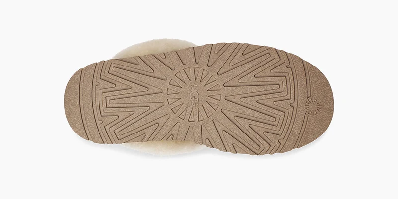 UGG Disquette Plateau-Hausschuhe für Damen – Kastanie