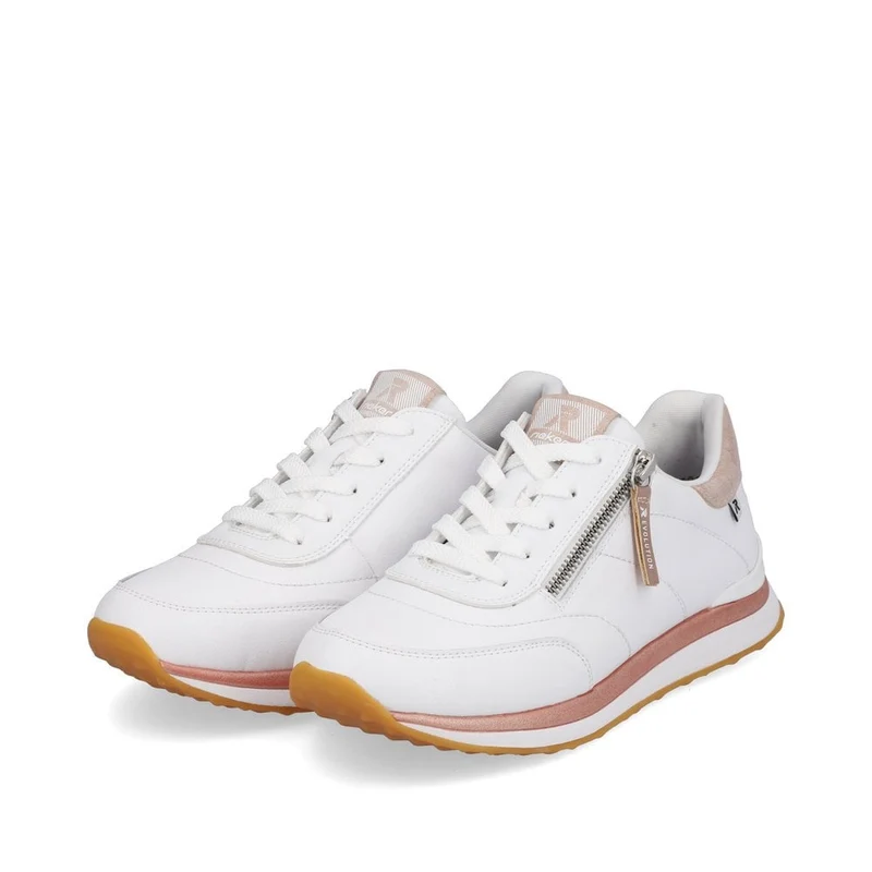 Rieker Damen Revolution Fashion Trainer – Weiß