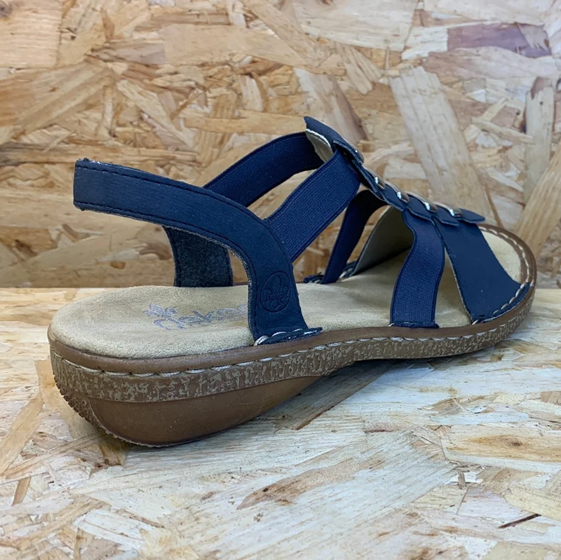 Rieker Damenmode-Sandale – Dunkelblau