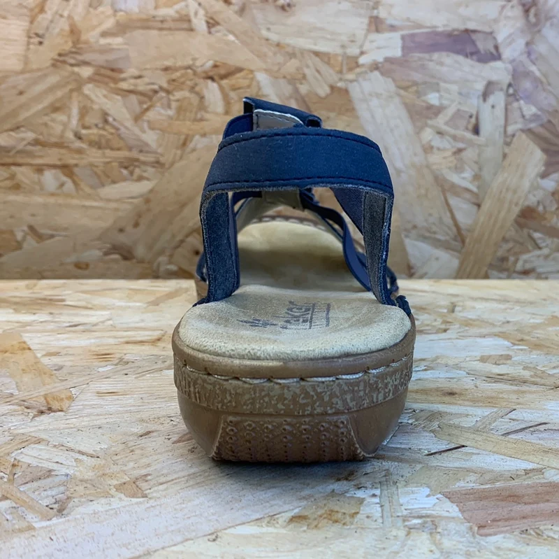 Rieker Damenmode-Sandale – Dunkelblau