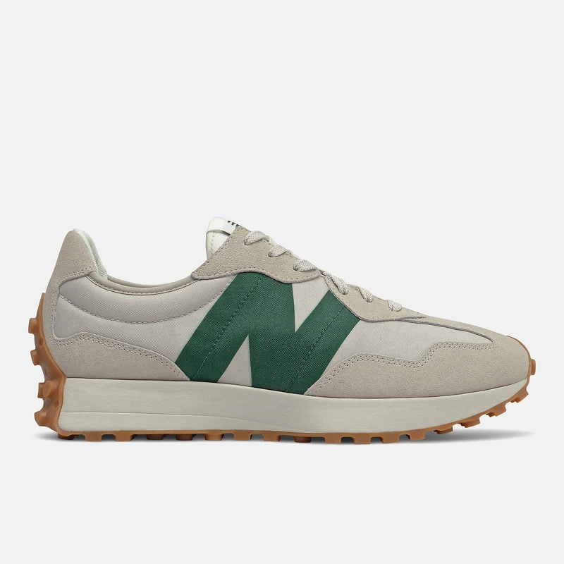New Balance Herren 327 Fashion Trainer – Grau / Grün
