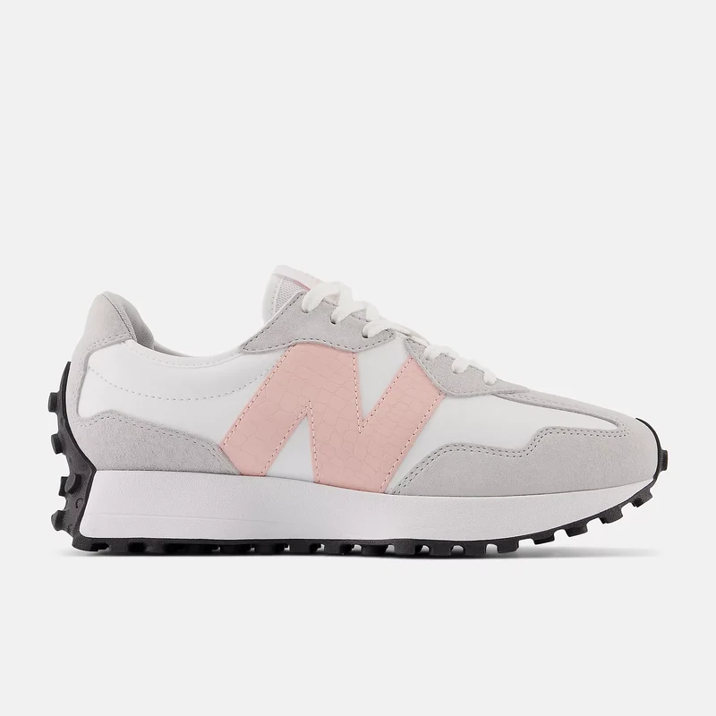 New Balance Damen 327 Fashion Trainer – Weiß / Pink Haze