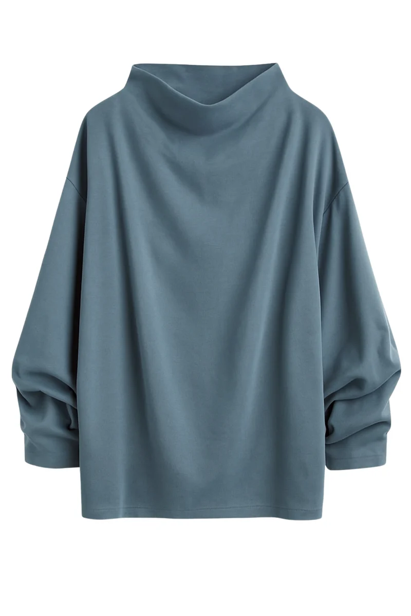 Marga Elegante Bluse | Blau