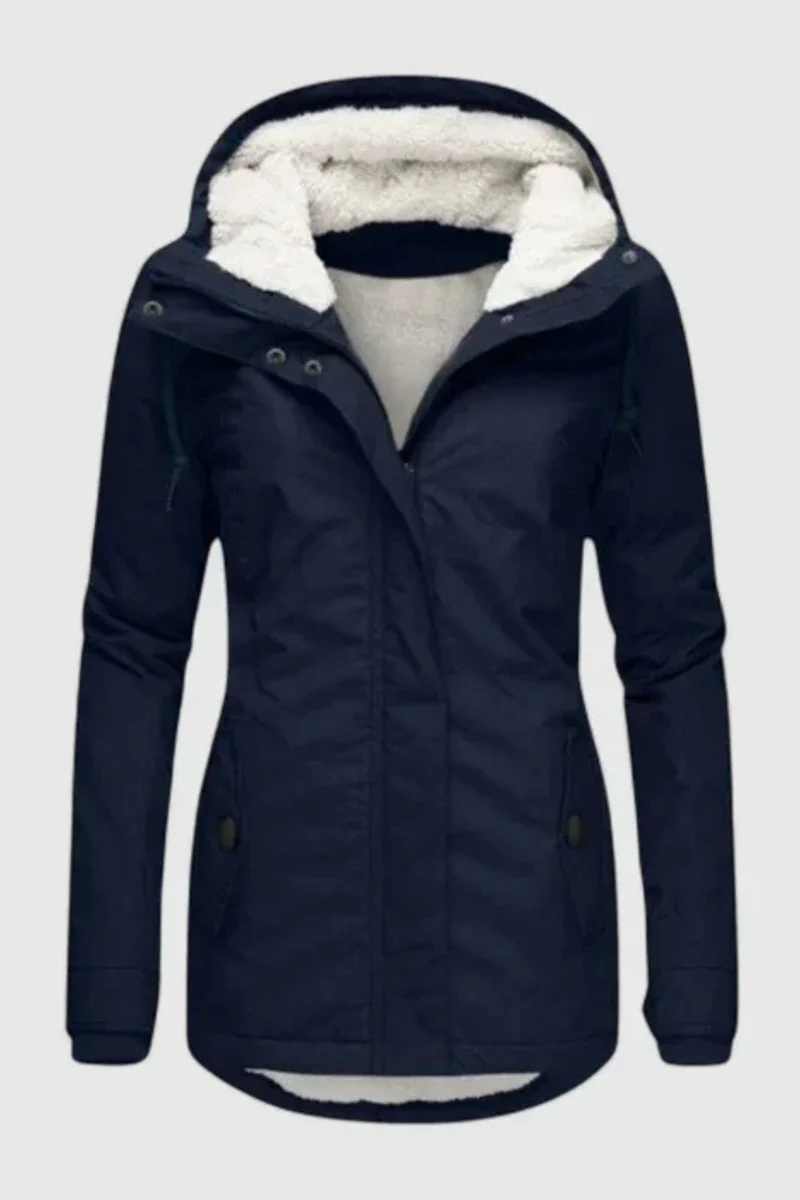 Andrea Gepolsterte Komfortjacke | Blau