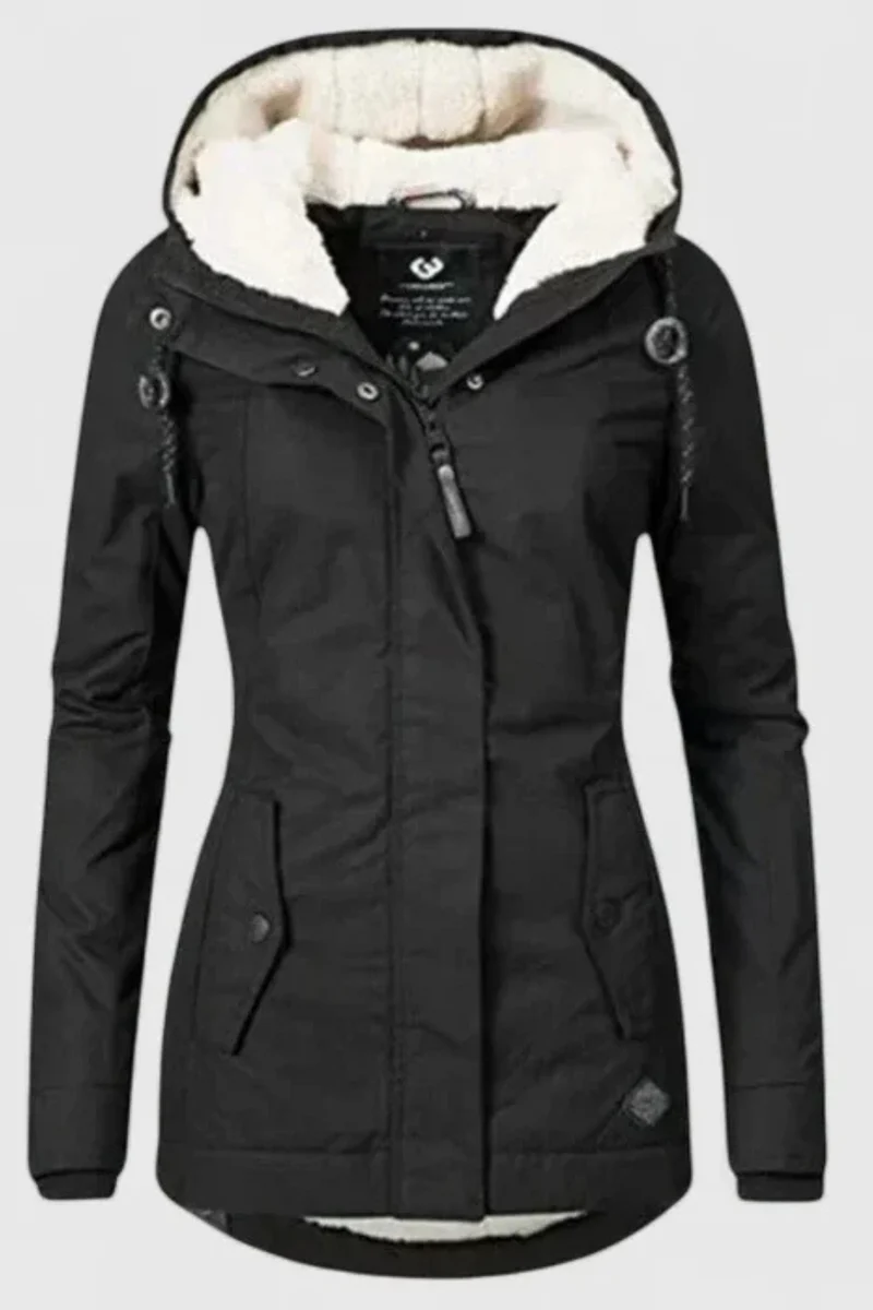 Andrea Gepolsterte Komfortjacke | Schwarz
