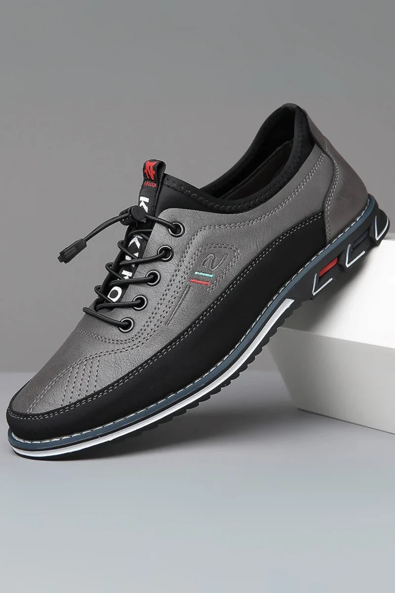 Bertholdt Eleganter Herrenschuh für Alltag & Komfort | Grau