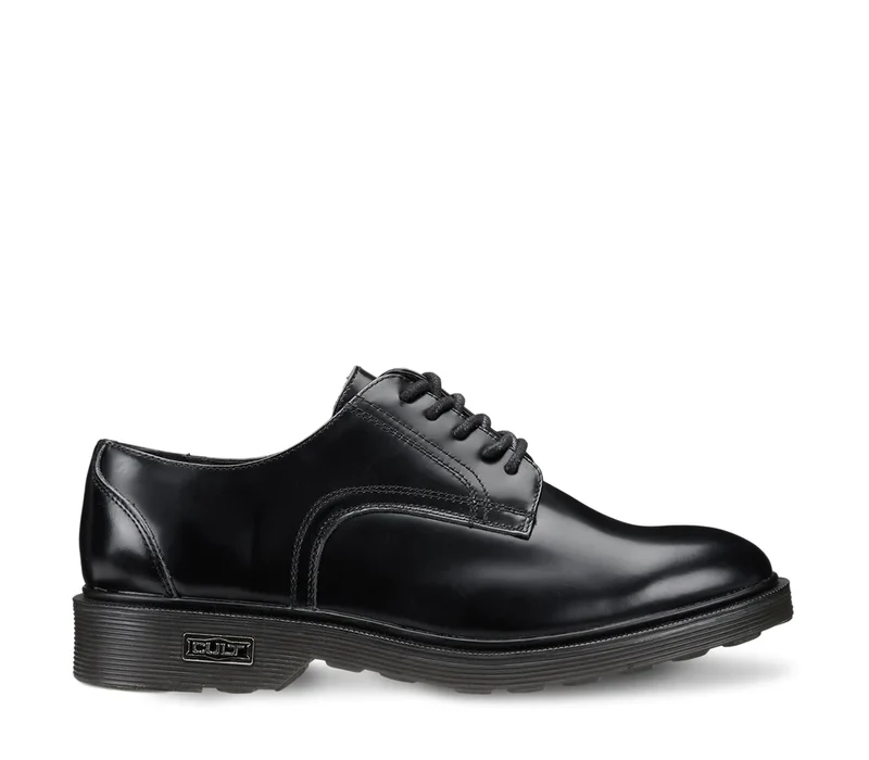 Cult Herren Ozzy 412 Lederschuh – Schwarz