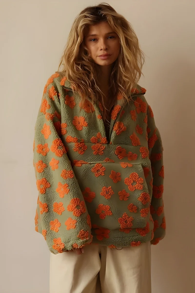 Penny | Floraler Strickpullover