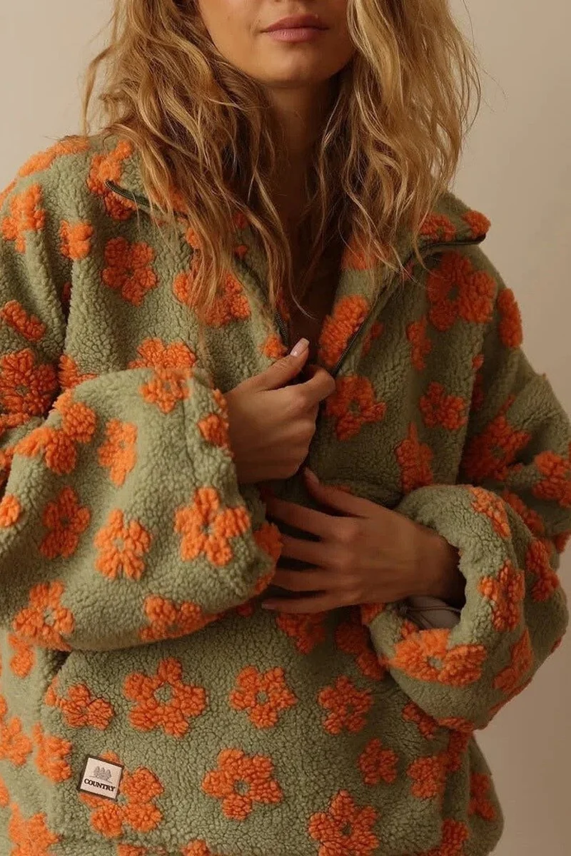 Penny | Floraler Strickpullover