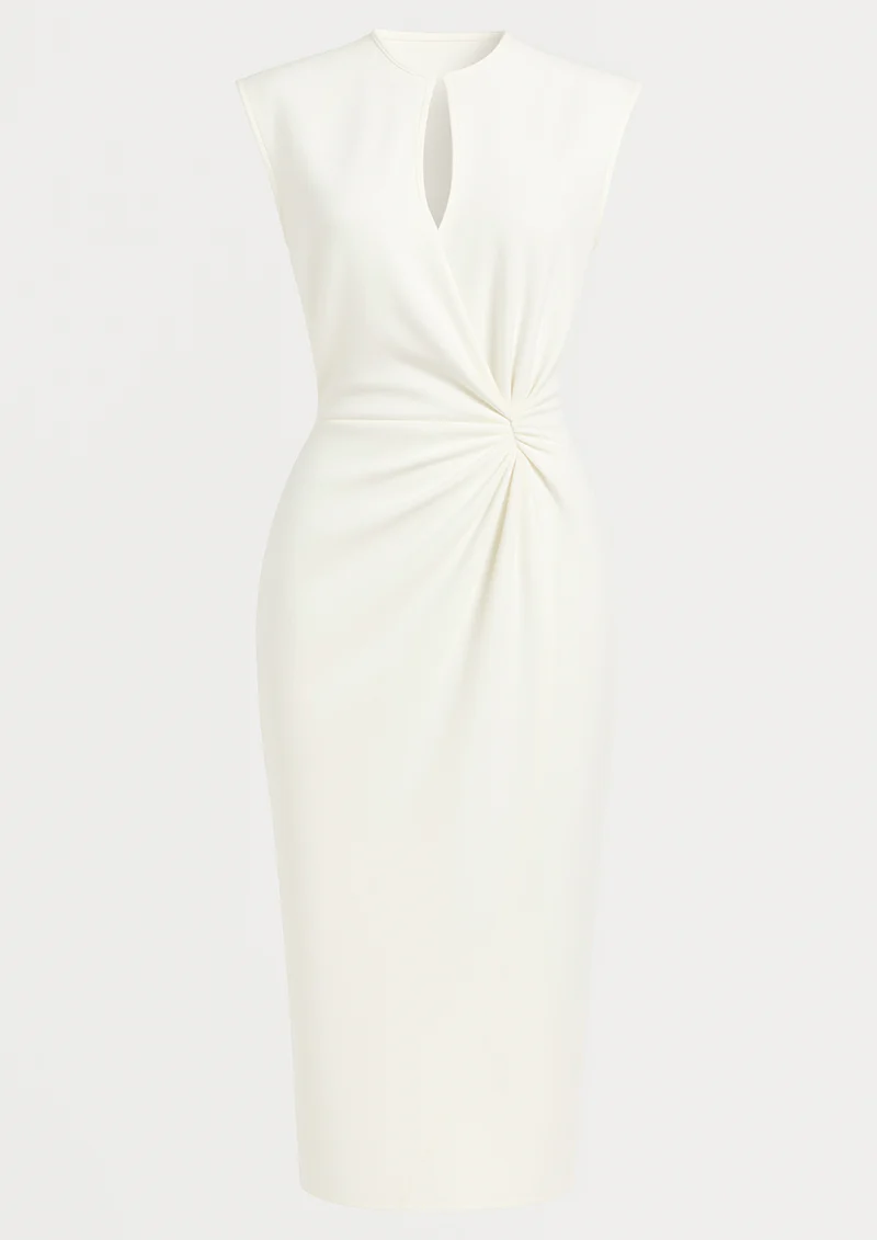 Mirabel Zeitloses Chic-Kleid | Weiß