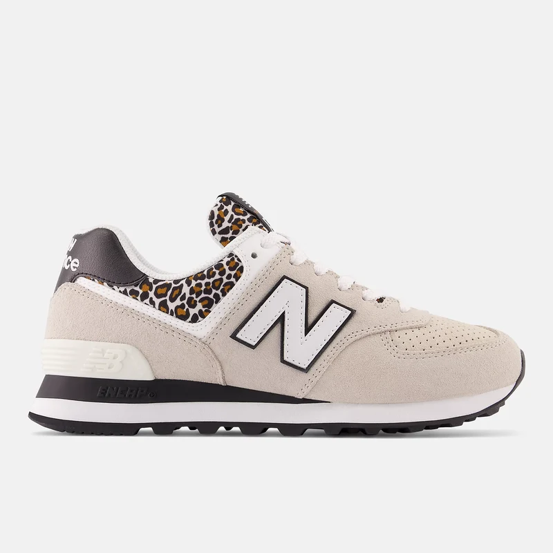 New Balance Damen-Sneaker 574 Fashion – Beige Leopard