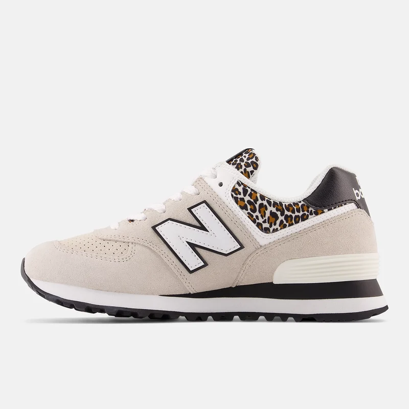 New Balance Damen-Sneaker 574 Fashion – Beige Leopard