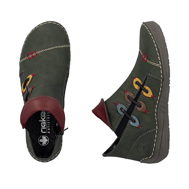 Rieker Damenmodeschuh | Grün