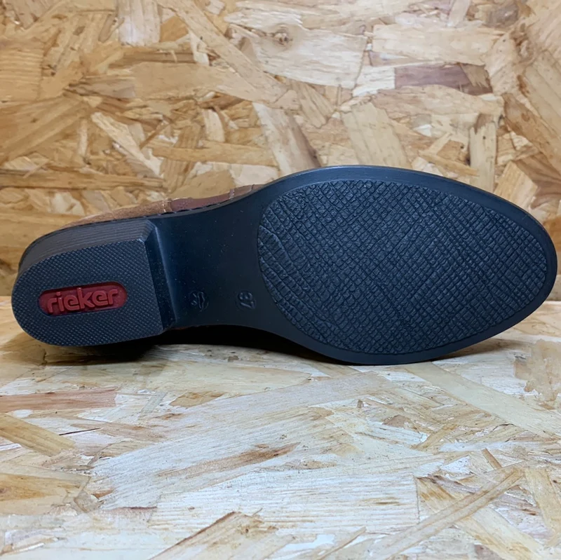 Rieker Damenmode-Stiefelette – Braun