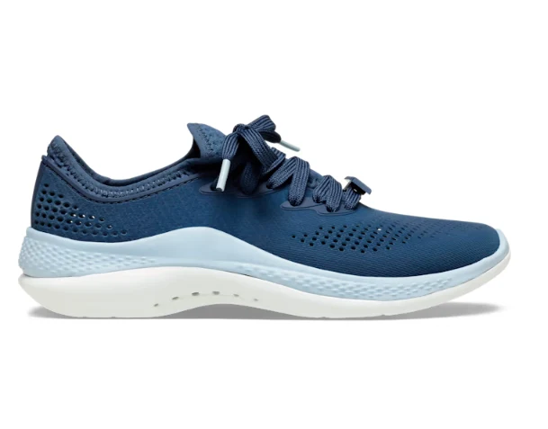 Crocs Unisex Classic LiteRide 360 ​​Marbled Pacer Trainer – Marineblau/Blaugrau